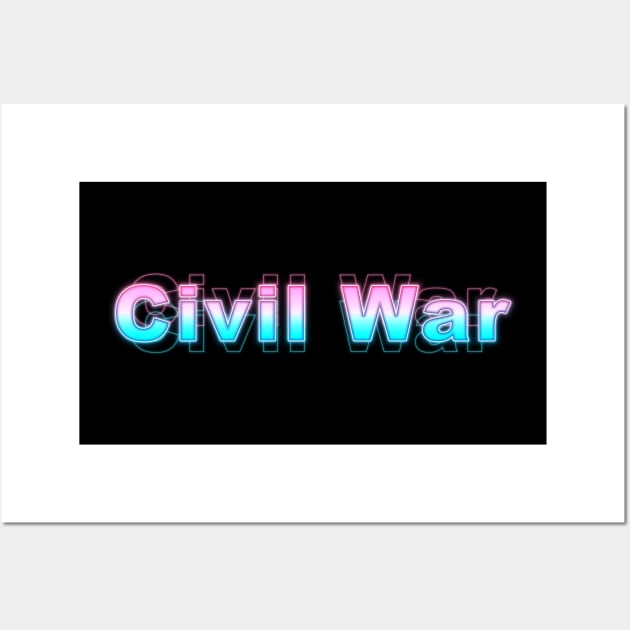 Civil War Wall Art by Sanzida Design